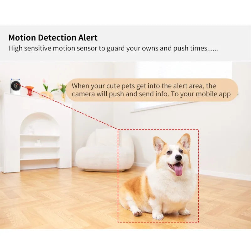 Pet High Definition Surveillance Camera Wireless WIFI Smart Camera IP Remote Monitor Wi-fi Surveillance Camera Dog Accessories